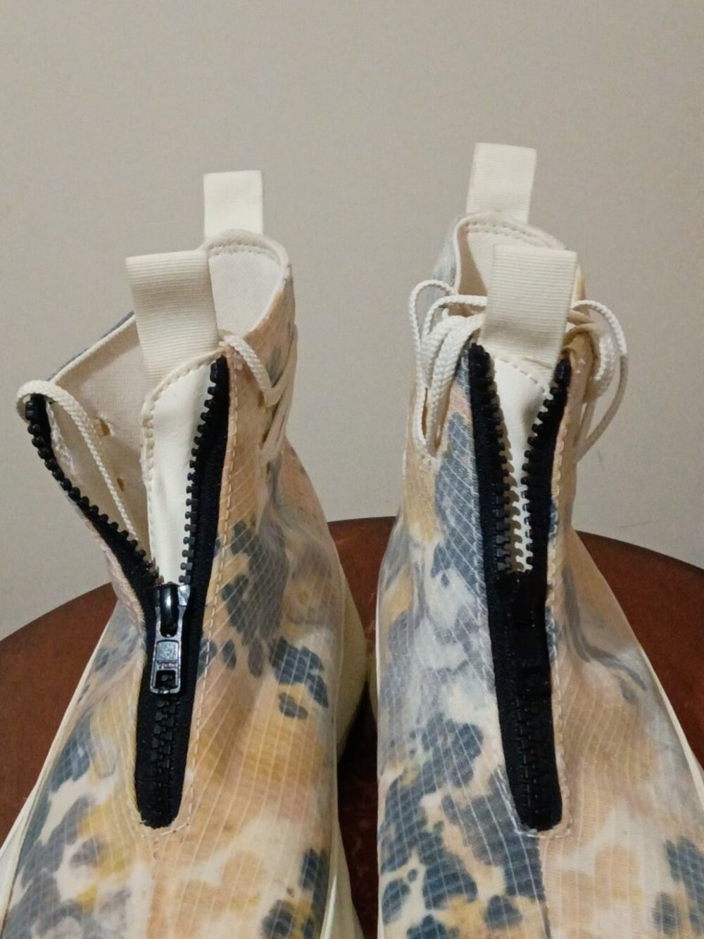 Converse Run Star Hike Womens Sz 10 'Washed Florals' White Beige Shoes 170776C - Picture 5 of 14